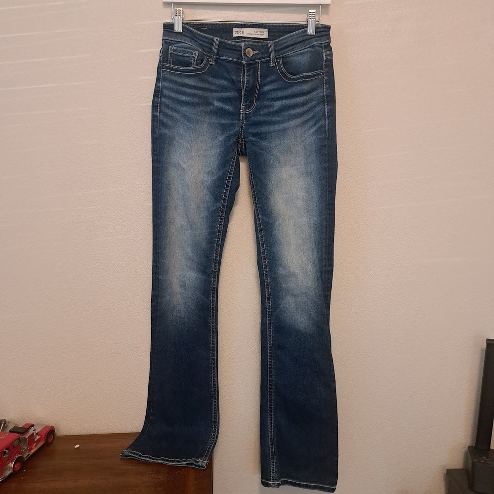 BKE Payton Universal Fit Mid Rise Bootcut Jeans Medium Wash 26x35.5 ABK4133